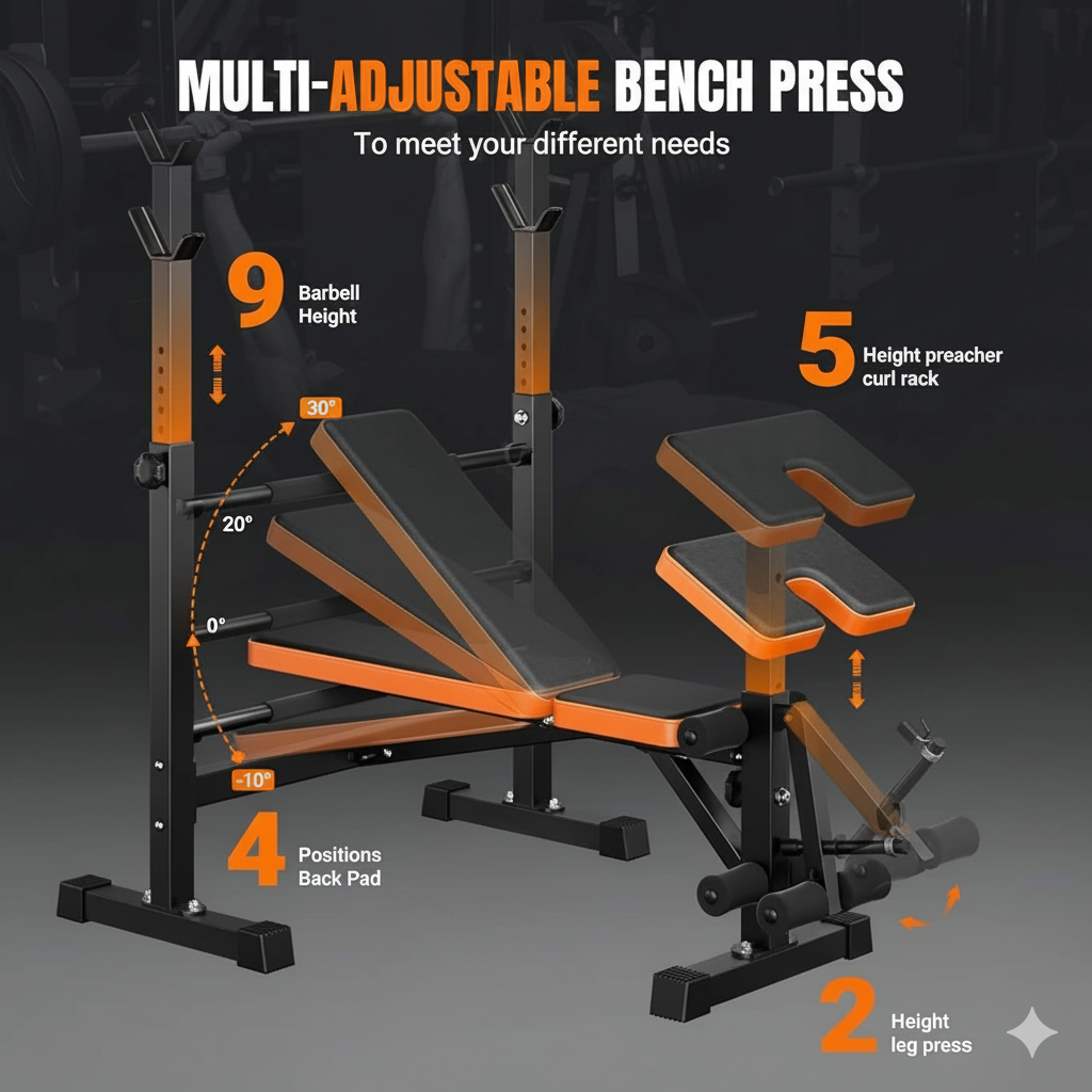Ultimate Adjustable Fitness Bench™